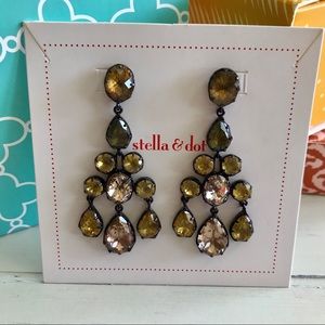 Stella & Dot Estate Chandelier Earrings